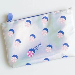 IPSY Silver Theme Hot Summer Night Cosmetic Glam Clutch Bag